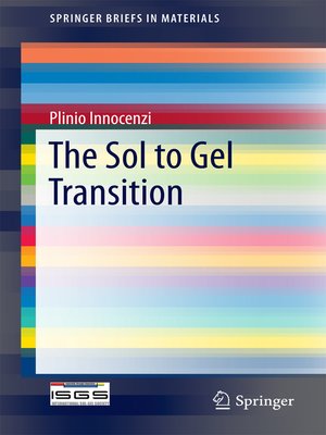 cover image of The Sol to Gel Transition